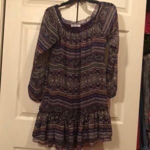 Charlotte Russe Size Med Ruffled Mini Dress
